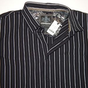 EXPRESS Design Studio buttoned classic fit shirt Large EUC